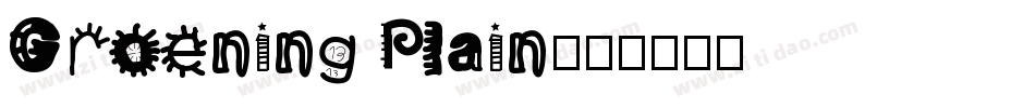 Groening Plain字体转换